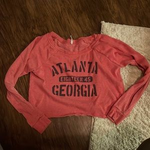 Atlanta Georgia Cropped Long Sleeve